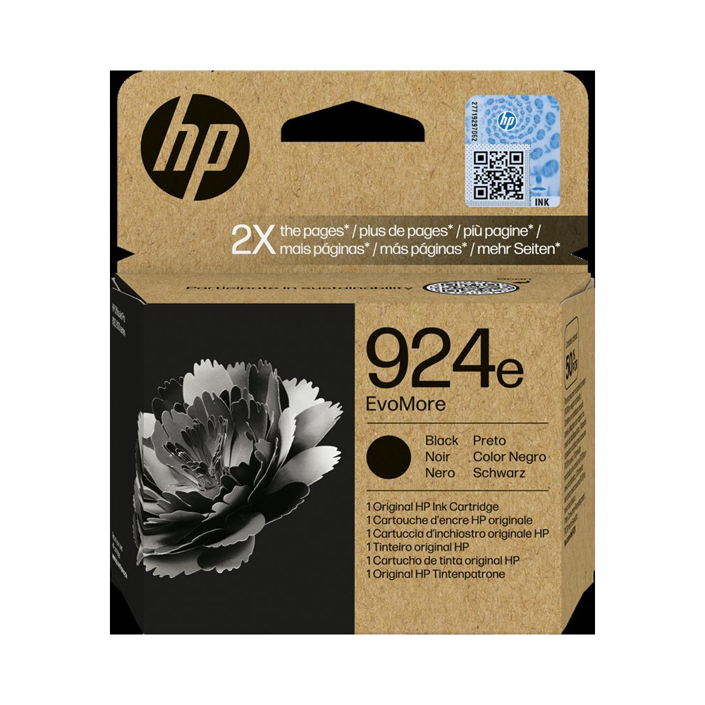 HP 924e nero Cartuccia d'inchiostro (4K0V0NE)