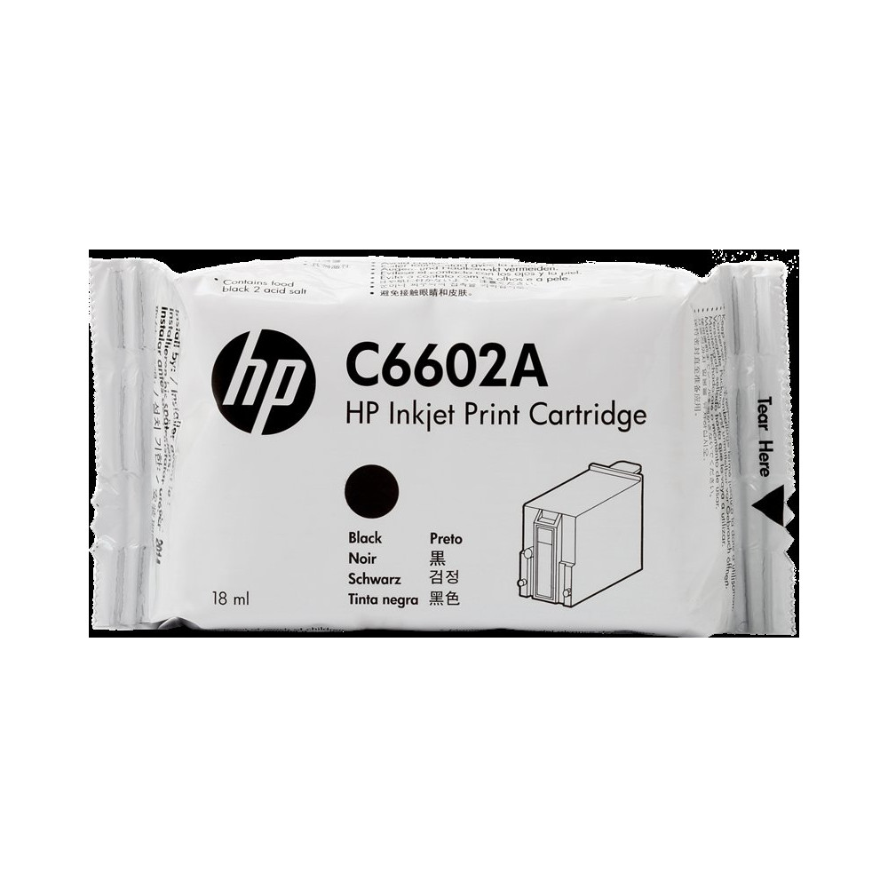 HP SPS 18ml nero Cartuccia d'inchiostro (C6602A)