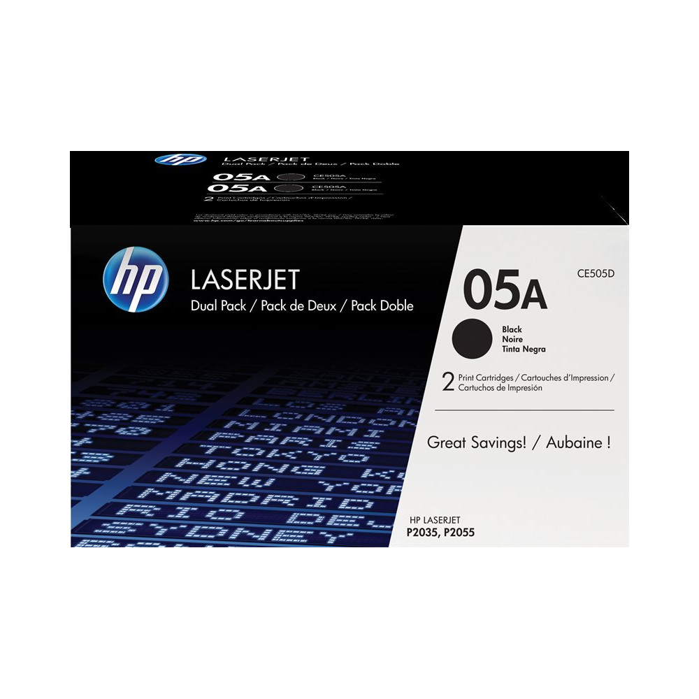 HP 05A Multipack nero (CE505D)