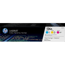 HP 126A Multipack ciano / magenta / giallo (CF341A)