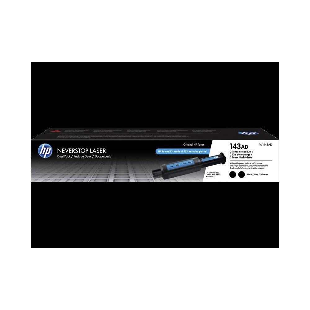 HP 143AD Multipack nero (W1143AD)