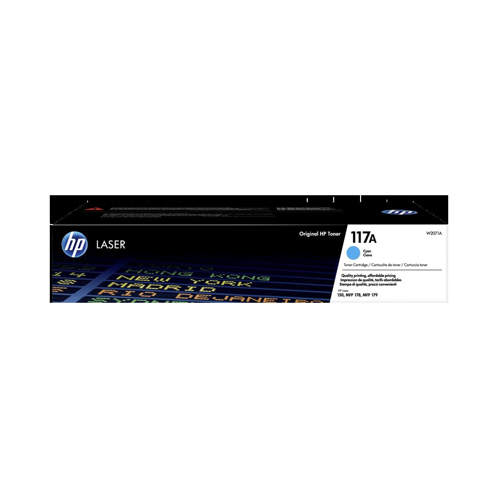 HP 117A ciano toner (W2071A)