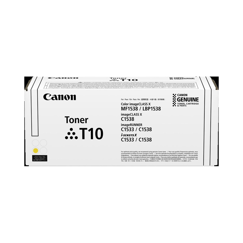 Canon T10 y giallo toner (4563C001)