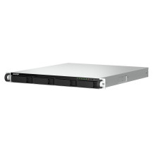 QNAP TS-464U-RP NAS Rack (1U) Intel® Celeron® N5095 8 GB DDR4 0 TB QNAP Turbo System Alluminio, Nero