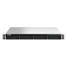 QNAP TS-464U-RP NAS Rack (1U) Intel® Celeron® N5095 8 GB DDR4 0 TB QNAP Turbo System Alluminio, Nero