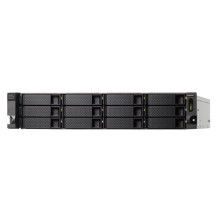 QNAP TL-R1200C-RP contenitore di unità di archiviazione Box esterno HDD/SSD Nero, Grigio 2.5/3.5"