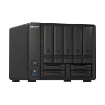 QNAP TS-H973AX NAS Tower Ryzen Embedded V1500B 32 GB DDR4 0 TB QuTS hero Nero