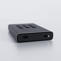 iStorage diskAshur PRO3 HDD disco rigido esterno 5 TB USB tipo-C 3.2 Gen 1 (3.1 Gen 1) Nero
