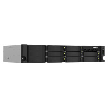QNAP TS-873AeU-RP NAS Armadio (2U) Ryzen Embedded V1500B 4 GB DDR4 0 TB QuTS hero Nero