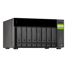 QNAP TL-D800C contenitore di unità di archiviazione Box esterno HDD/SSD Nero, Grigio 2.5/3.5"