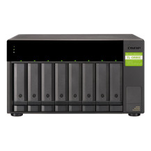 QNAP TL-D800C contenitore di unità di archiviazione Box esterno HDD/SSD Nero, Grigio 2.5/3.5"
