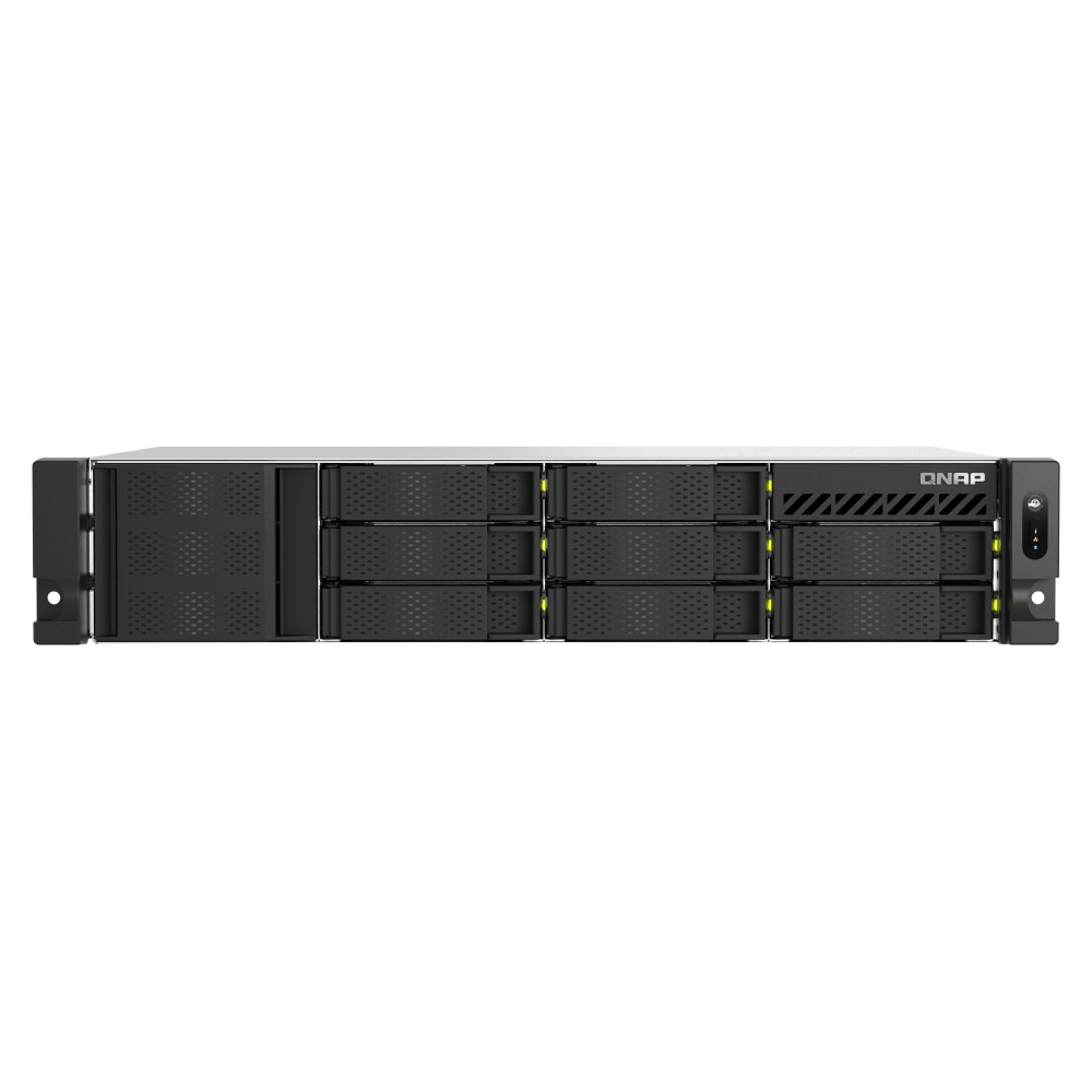 QNAP TS-H1065EU-RP Server di archiviazione Armadio (2U) 8 GB DDR5 0 TB QNAP QTS Nero