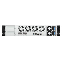 QNAP TS-H1065EU-RP Server di archiviazione Armadio (2U) 8 GB DDR5 0 TB QNAP QTS Nero