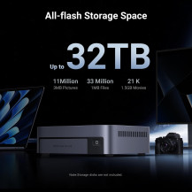 Ugreen DXP480T Plus NAS Desktop Intel® Core™ i5 8 GB DDR5 Grigio