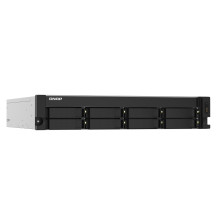 QNAP TS-832PXU NAS Armadio (2U) Annapurna Labs AL324 4 GB DDR4 0 TB QNAP Turbo System Alluminio, Nero