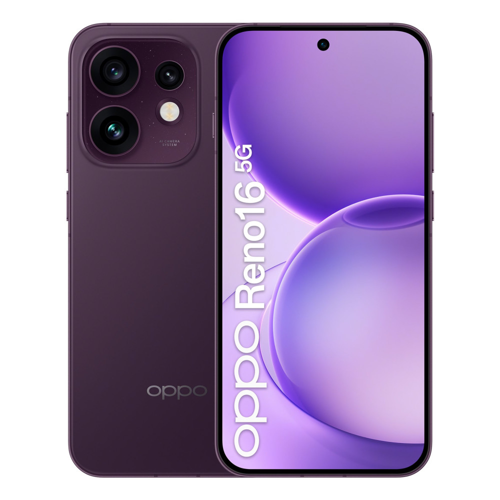 OPPO RENO 16 5G DUAL SIM 6.32" OCTA CORE 512GB RAM 8GB ITALIA PURPLE BLACK