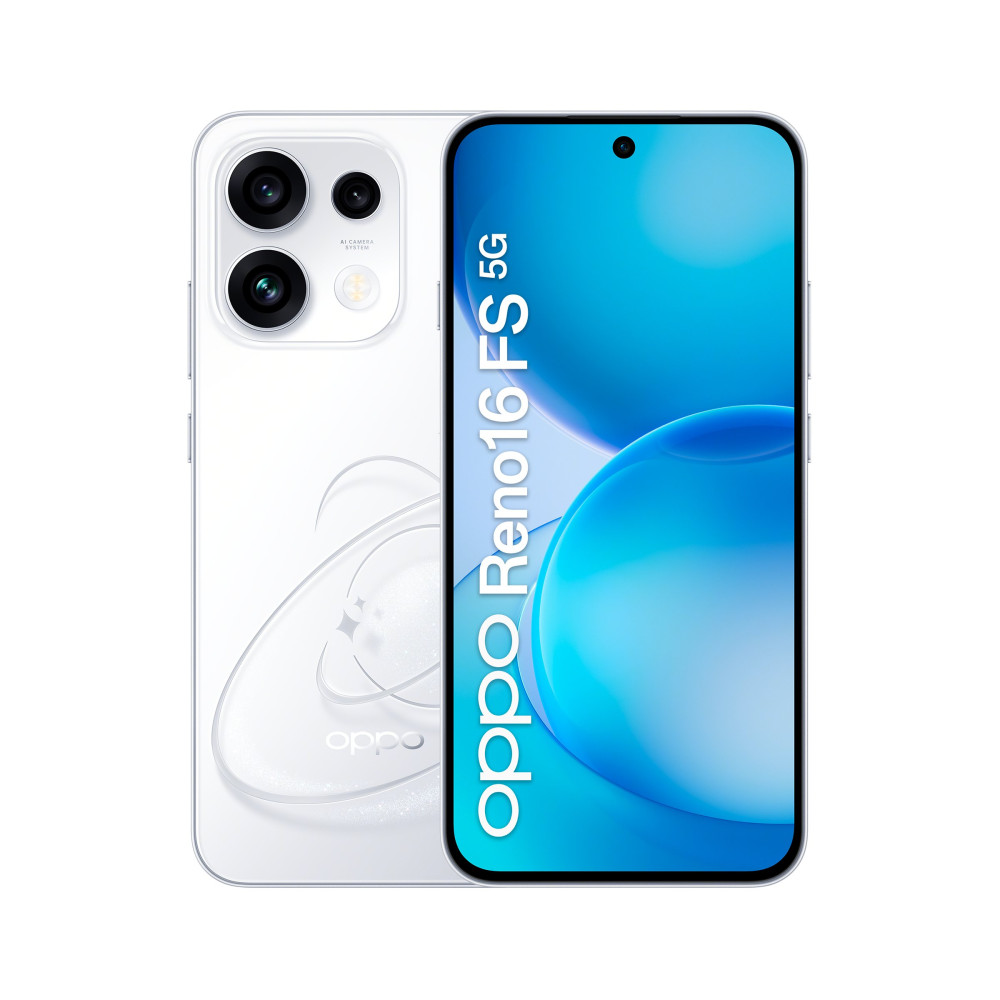 OPPO RENO 16 FS 5G DUAL SIM 6.57" OCTA CORE 512GB RAM 8GB 5G ITALIA POP WHITE