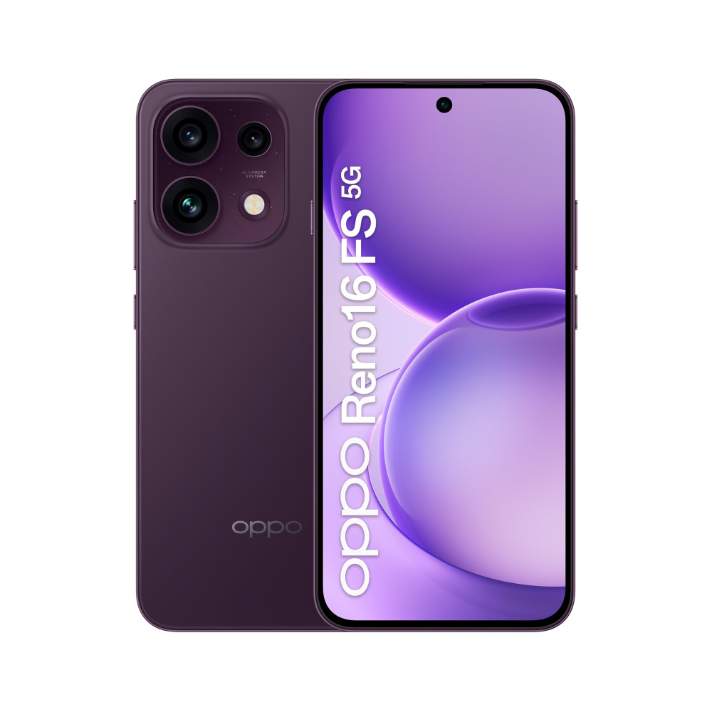 OPPO RENO 16 FS 5G DUAL SIM 6.57" OCTA CORE 512GB RAM 8GB 5G ITALIA PURPLE BLACK