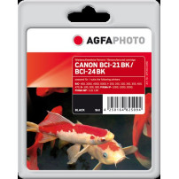 Agfa Photo APCBCI24BD nero Cartuccia d'inchiostro