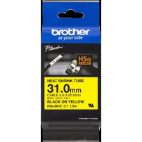 Brother HSe-661E Nastro Nero su giallo