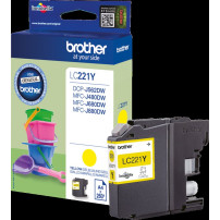 Brother LC221Y giallo Cartuccia d'inchiostro