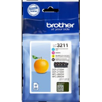 Brother LC-3211 Multipack nero / ciano / magenta / giallo (LC3211VALDR)