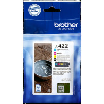 Brother LC-422 Multipack nero / ciano / magenta / giallo (LC422VAL)