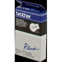 Brother TC-291 Nastro Nero su bianco