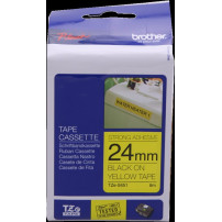 Brother TZe-S651 Nastro Nero su giallo