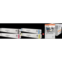 Canon C-EXV49 MCVP nero / ciano / magenta / giallo Value Pack (+ Prindo Universal Papier 2500 Blatt)