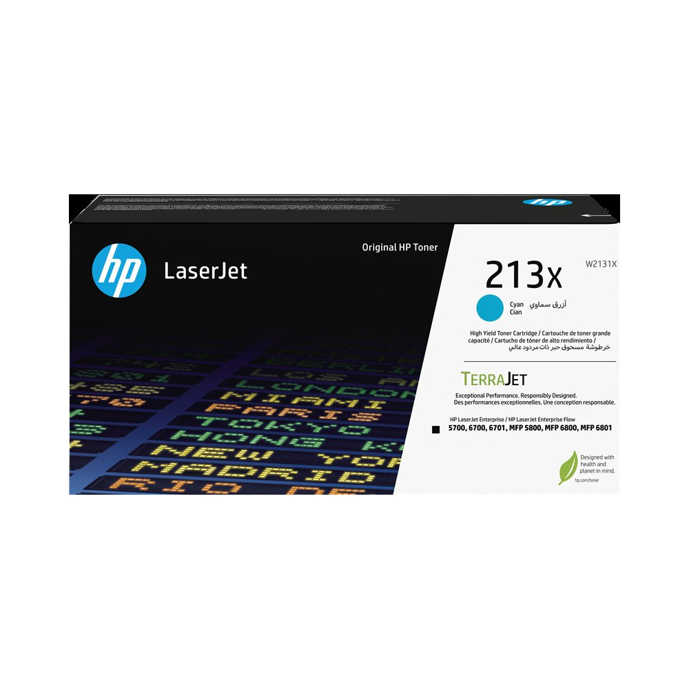 HP 213X ciano toner (W2131X)