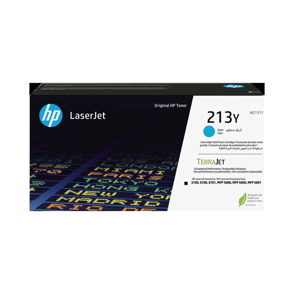 HP 213Y ciano toner (W2131Y)
