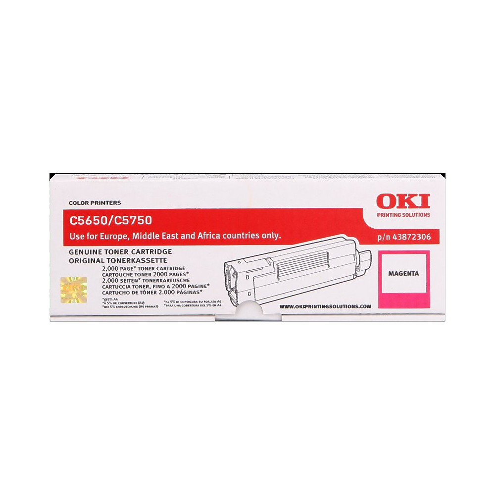 OKI 43872306 magenta toner