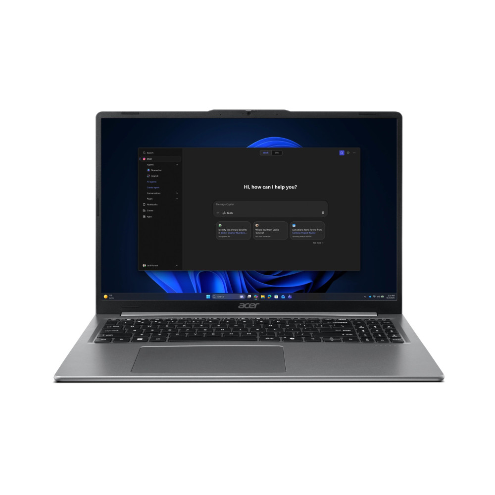ACER EXTENSA 16 EXO16-71-550W 16" WUXGA INTEL CORE ULTRA 5 125H RAM 8GB-SSD 512GB NVMe-INTEL ARC GRAPHICS-WI-FI 6 + GIGABIT LAN-
