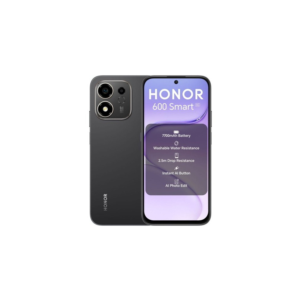 HONOR 600 SMART 5G DUAL SIM 6.87" OCTA CORE 128GB RAM 4GB 5G TIM VELVET BLACK