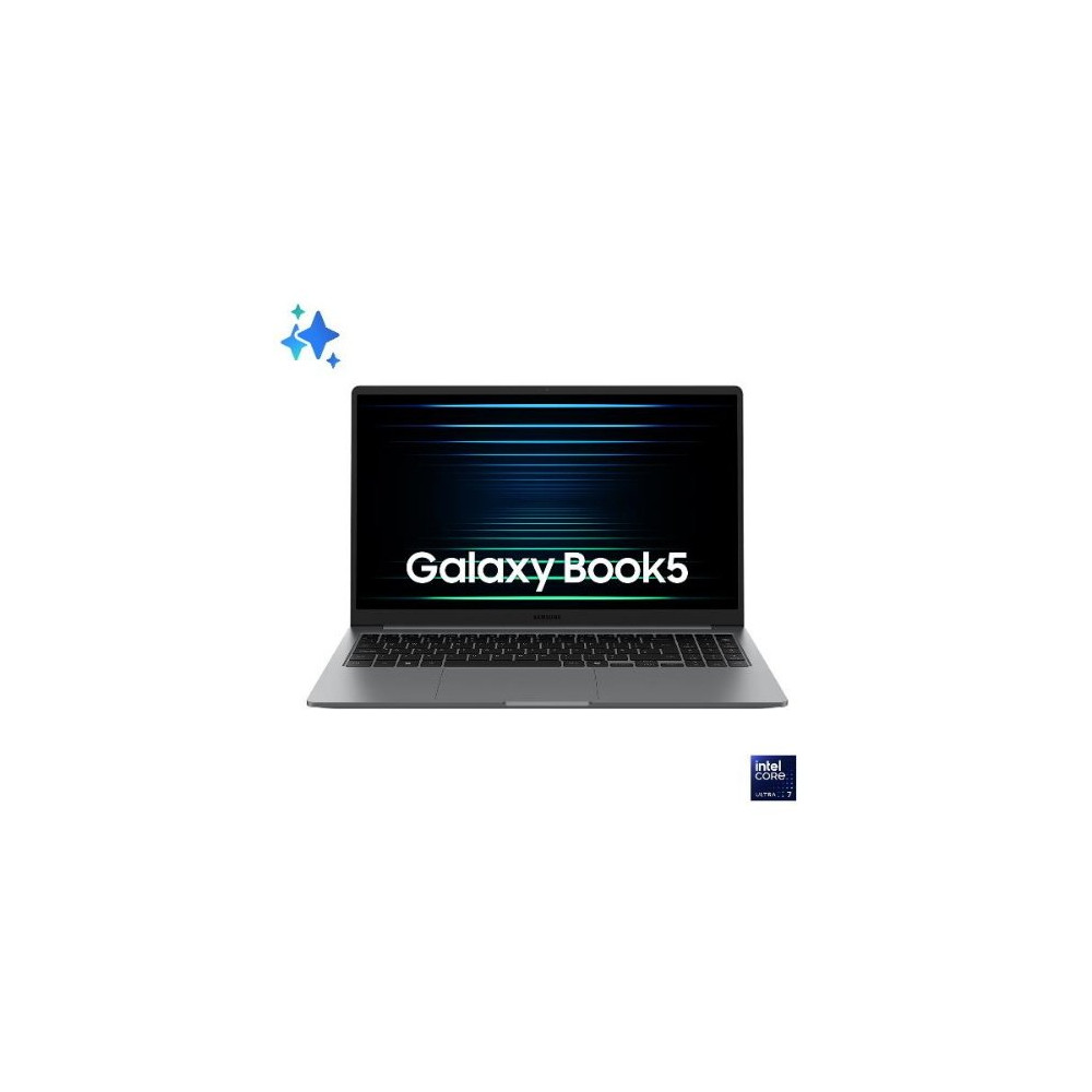 SAMSUNG GALAXY BOOK5 NP754XHD-KD7IT 15.6" INTEL CORE ULTRA 7 255U RAM 16GB-SSD 512GB NVMe-INTEL ARC GRAPHICS-WI-FI 6E + GIGABIT 