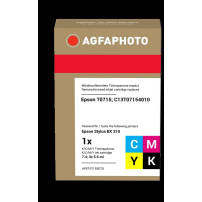 compatibile con Epson T0715  Agfa Photo Multipack nero / ciano / magenta / giallo