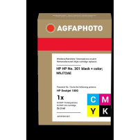compatibile con HP 301  Agfa Photo Multipack nero / differenti colori