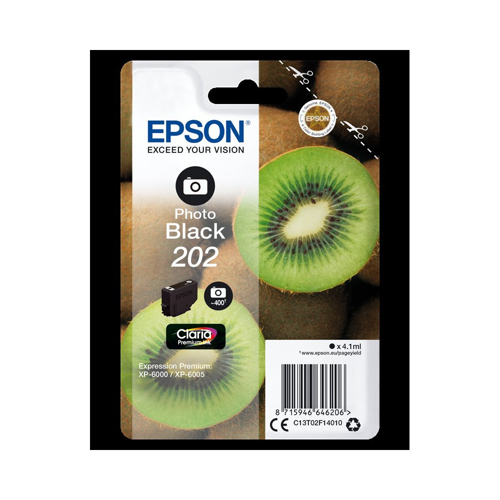 Epson 202 Nero (Foto) Cartuccia d'inchiostro (C13T02F14010)