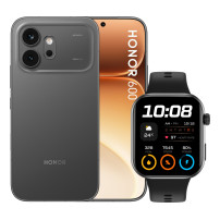 HONOR 600 5G DUAL SIM 6.57" OCTA CORE 512GB RAM 8GB 5G ITALIA BLACK + WATCH 2i SMARWATCH BLACK