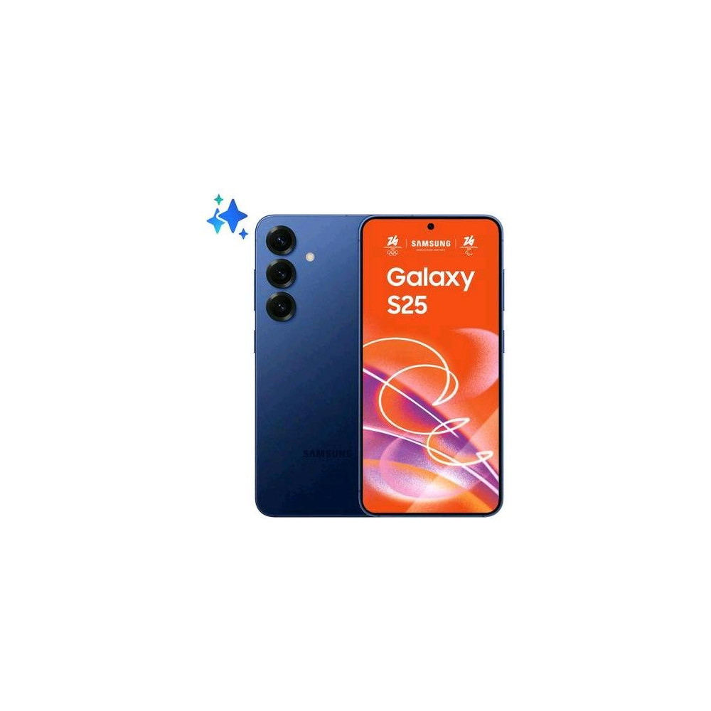 SAMSUNG S931 GALAXY S25 5G DUAL SIM Ai 6.2" OCTA CORE 128GB RAM 12GB 5G VODAFONE ITALIA NAVY