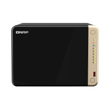 QNAP TS-664 NAS Tower Intel® Celeron® N5095 8 GB DDR4 0 TB QNAP QTS Nero, Bronzo