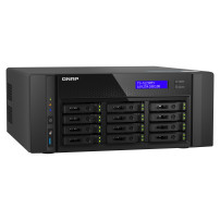 QNAP TS-h1290FX NAS Tower EPYC 7302P 128 GB DDR4 0 TB QuTS hero Nero