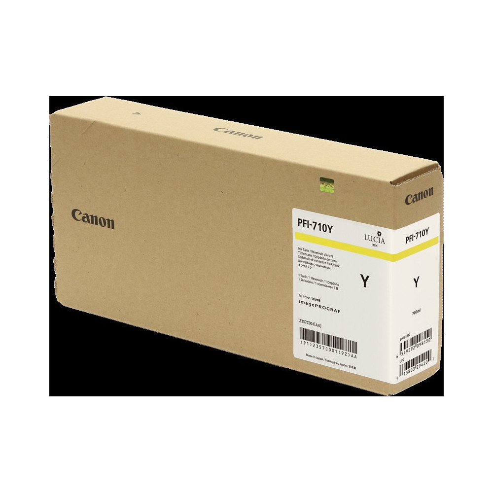 Canon PFI-710y giallo Cartuccia d'inchiostro (2357C001)