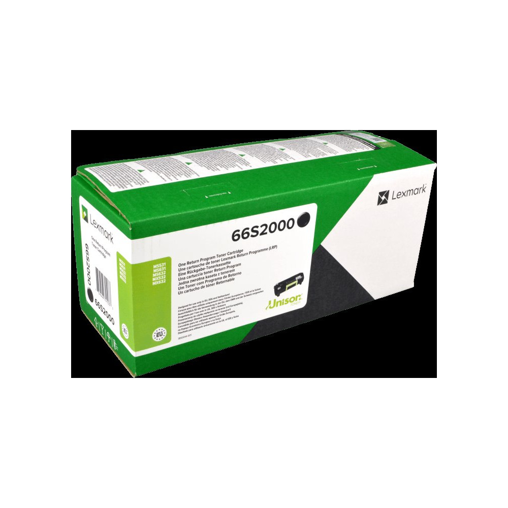 Lexmark 66S2000 nero toner ()