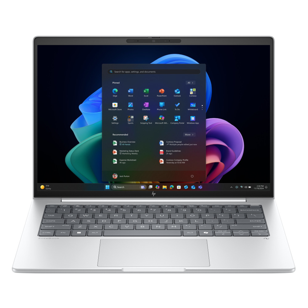 HP EliteBook 8 G1i Next Gen AI PC Wolf Pro Security Edition Copilot+ PC Intel Core Ultra 7 256V Computer portatile 40,6 cm (16")
