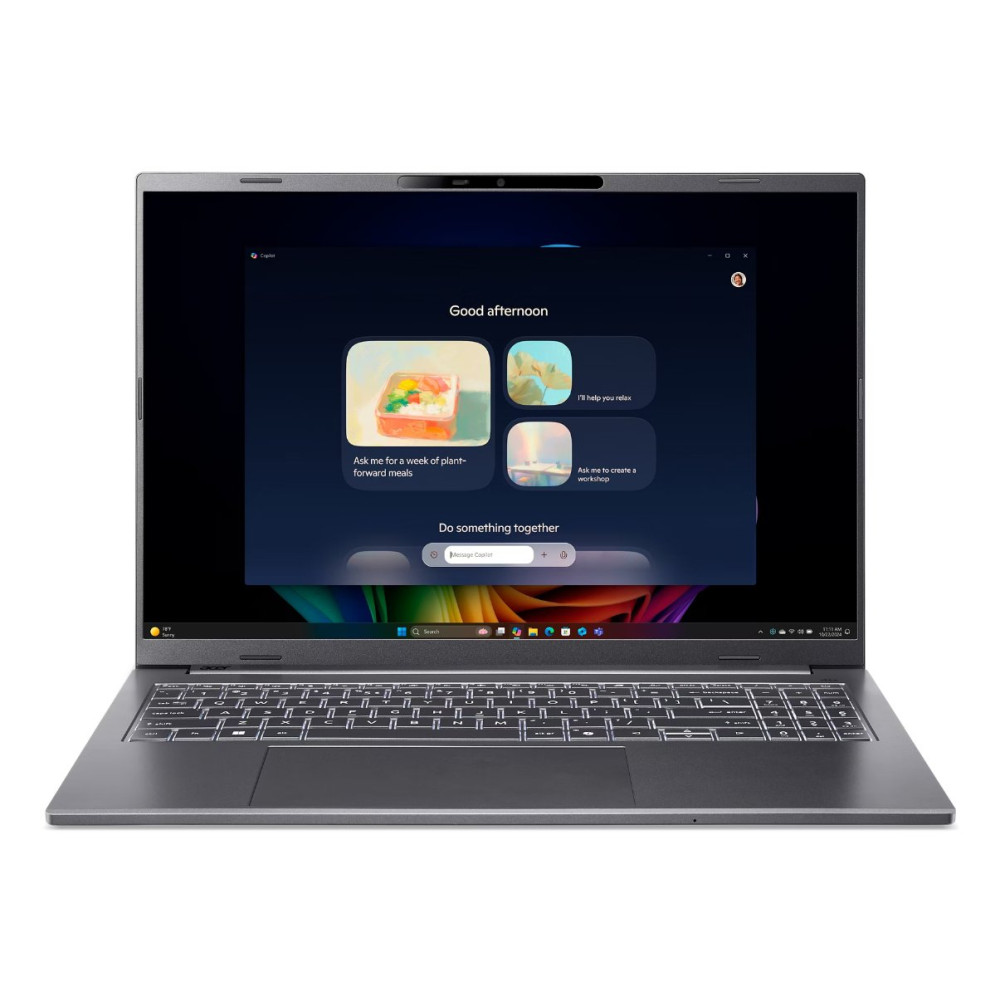 ACER ASPIRE 16 AI A16-52M-55U5 16" WUXGA INTEL CORE ULTRA 5 226V RAM 16GB-SSD 1TB NVMe-INTEL ARC GRAPHICS 130V-WI-FI 7 -WIN 11 H