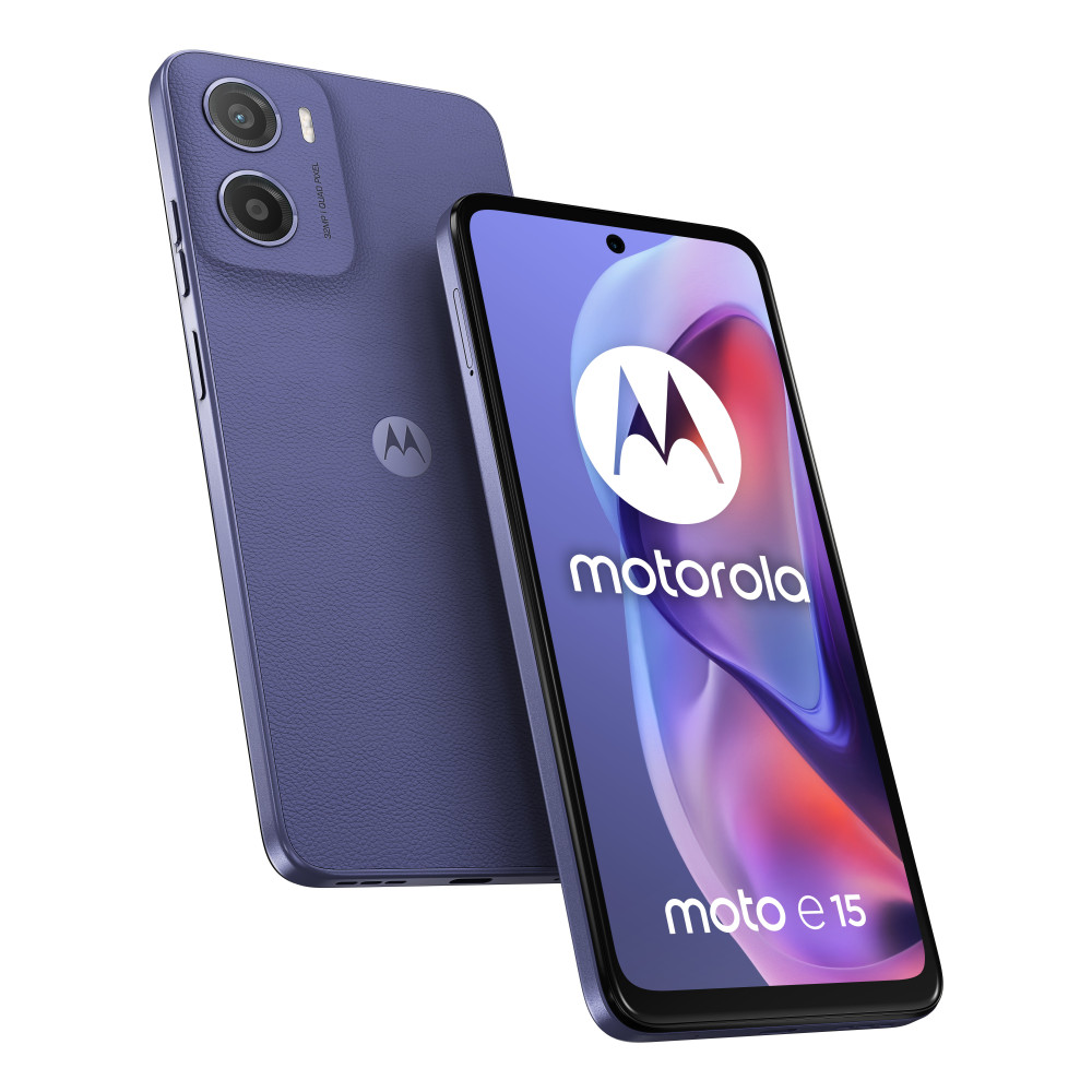 MOTOROLA MOTO E15 DUAL SIM 6.67" OCTA CORE 64GB RAM 2GB 4G LTE ITALIA FRESH LAVENDER
