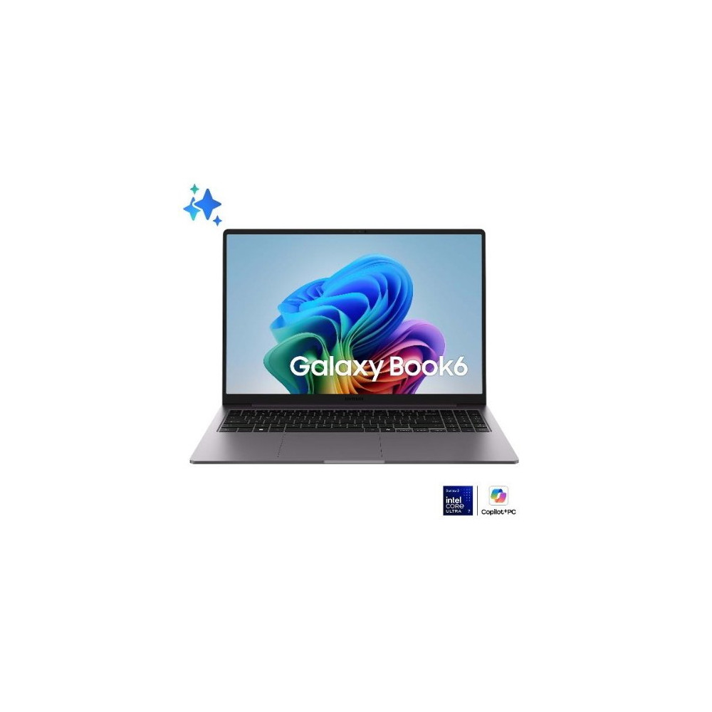 SAMSUNG GALAXY BOOK6 EE NP764BJG-KG1IT Copilot + PC 16" INTEL CORE ULTRA 7 355 RAM 16GB-SSD 512GB NVMe-INTEL GRAPHICS-WI-FI 6E +