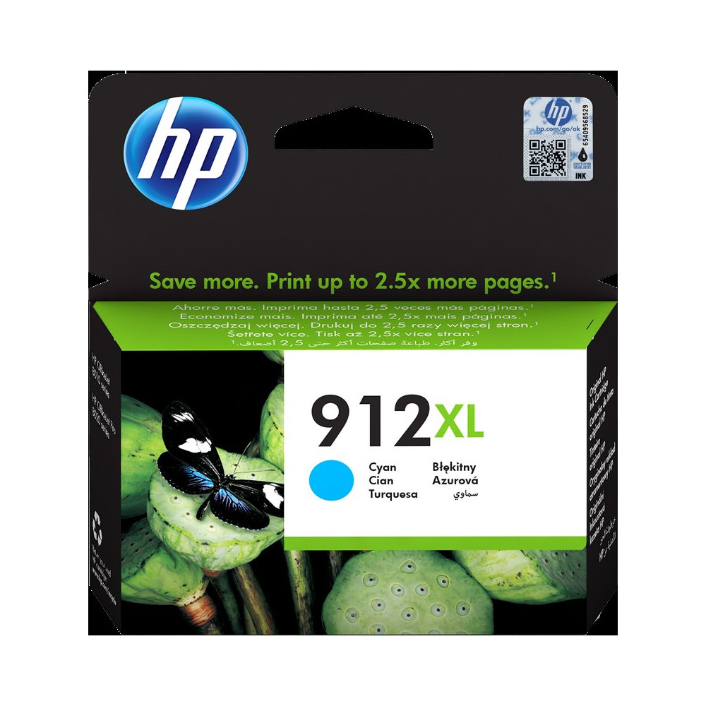 HP 912 XL ciano Cartuccia d'inchiostro (3YL81AE)